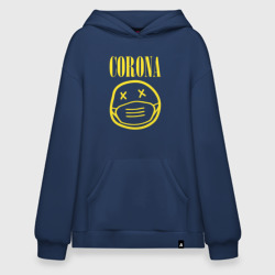 Худи SuperOversize хлопок Nirvana corona