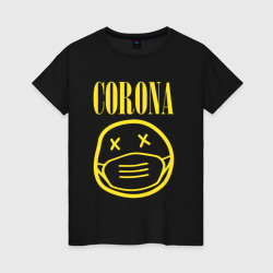 Женская футболка хлопок Nirvana corona