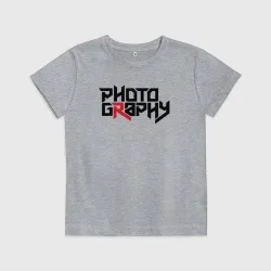 Детская футболка хлопок Фотография