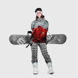 Накидка на куртку 3D Красное кимано для самбо - фото 2