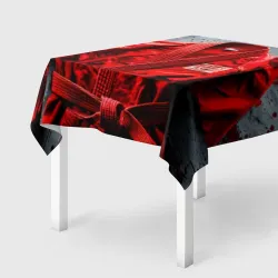 Скатерть 3D Красное кимано для самбо