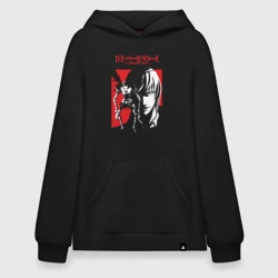 Худи SuperOversize хлопок Тетрадь смерти Лайт и Рюк