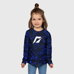 Детский лонгслив 3D Need for Speed blue energy - фото 2
