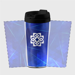 Термокружка-непроливайка Breaking Benjamin blue poly - фото 2