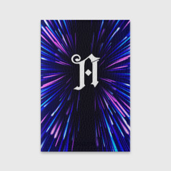 Обложка для паспорта матовая кожа Architects neon energy