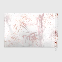 Флаг 3D Кровь с царапинами заляпанная - фото 2