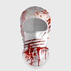 Балаклава 3D Кровь с царапинами заляпанная