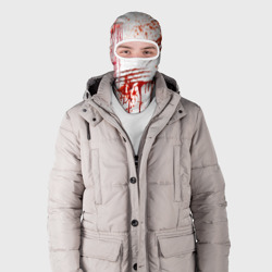 Балаклава 3D Кровь с царапинами заляпанная - фото 2