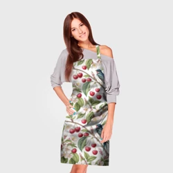 Фартук 3D Ласточка в вишневом саду - фото 2