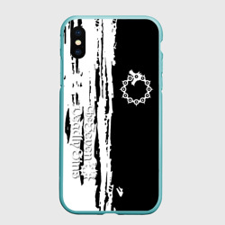 Чехол для iPhone XS Max матовый Семь смертных грехов краски