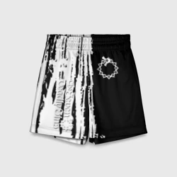 Детские спортивные шорты 3D Семь смертных грехов краски