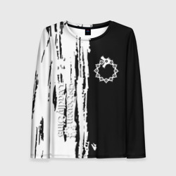 Женский лонгслив 3D Семь смертных грехов краски