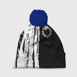 Шапка 3D c помпоном Семь смертных грехов краски