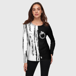 Женский лонгслив 3D Семь смертных грехов краски - фото 2