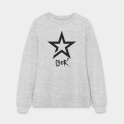 Мужской свитшот oversize без начеса хлопок Igor' - star