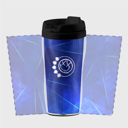 Термокружка-непроливайка Blink 182 blue poly - фото 2