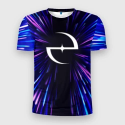 Мужская футболка 3D Slim Evanescence neon energy