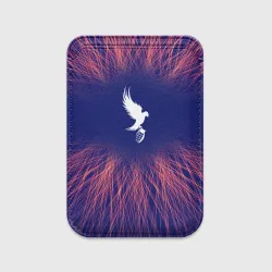 Картхолдер Magsafe магнитный Hollywood Undead red energy