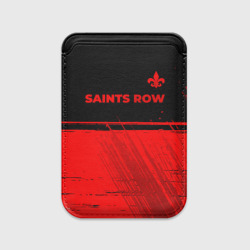 Картхолдер Magsafe магнитный Saints Row - red gradient посередине