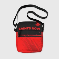 Сумка через плечо 3D Saints Row - red gradient посередине