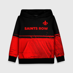 Детская толстовка 3D Saints Row - red gradient посередине
