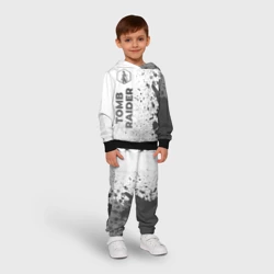 Детский костюм с толстовкой 3D Tomb Raider - white gradient по-вертикали - фото 2