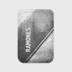 Картхолдер Magsafe магнитный Ramones - grey gradient вертикально