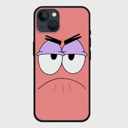 Чехол для iPhone 14 Патрик грустит