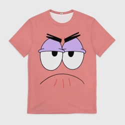 Мужская футболка 3D Патрик грустит