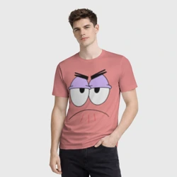 Мужская футболка 3D Патрик грустит - фото 2