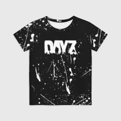 Детская футболка 3D Dayz белые краски