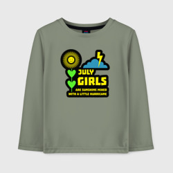 Детский лонгслив хлопок Июльские девушки