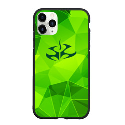 Чехол для iPhone 11 Pro Max матовый Hitman green poly