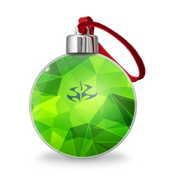 Ёлочный шар Hitman green poly