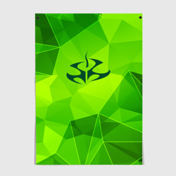 Постер Hitman green poly