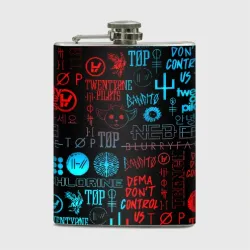 Фляга Twenty one pilots rock pattern