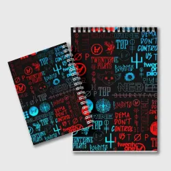 Блокнот Twenty one pilots rock pattern - фото 2