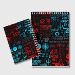 Блокнот Twenty one pilots rock pattern - фото 2