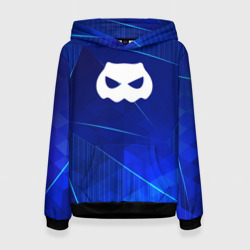 Женская толстовка 3D DanMachi blue poly