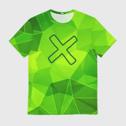 Мужская футболка 3D A Silent Voice green poly