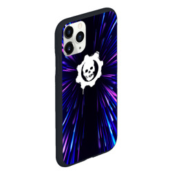Чехол для iPhone 11 Pro Max матовый Gears of War neon energy - фото 2