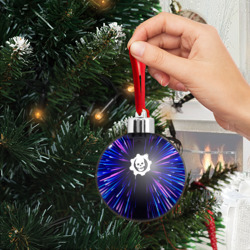 Ёлочный шар Gears of War neon energy - фото 2