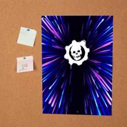 Постер Gears of War neon energy - фото 2