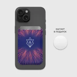 Картхолдер Magsafe магнитный In Flames red energy - фото 2