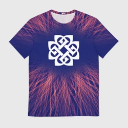 Мужская футболка 3D Breaking Benjamin red energy