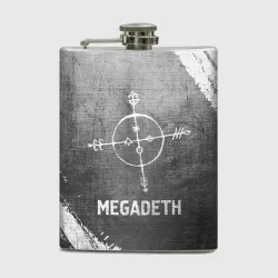 Фляга Megadeth - grey gradient