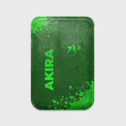 Картхолдер Magsafe магнитный Akira - green gradient вертикально