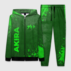 Женский костюм 3D Akira - green gradient вертикально