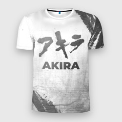 Мужская футболка 3D Slim Akira - white gradient