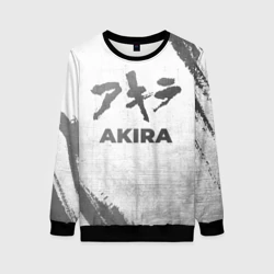 Женский свитшот 3D Akira - white gradient